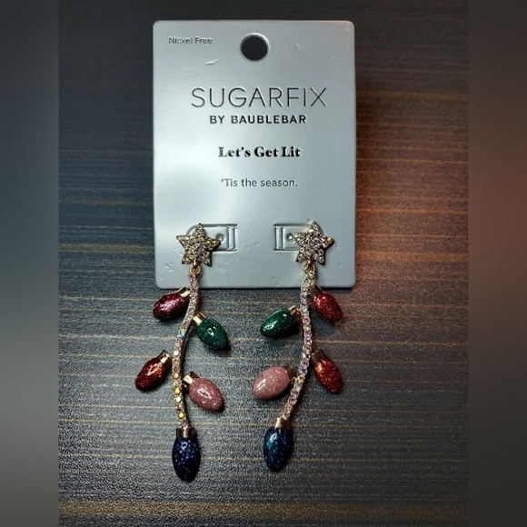 Sugarfix by baublebar let's get lit light bulb earrings discontinued - Picture 2 of 4